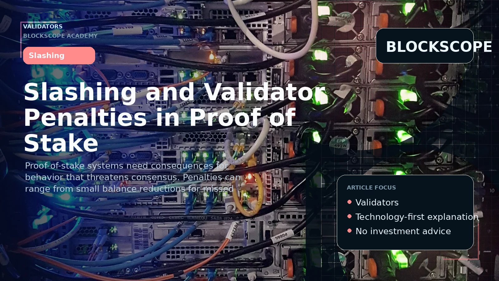 Slashing and Validator Penalties in Proof of Stake